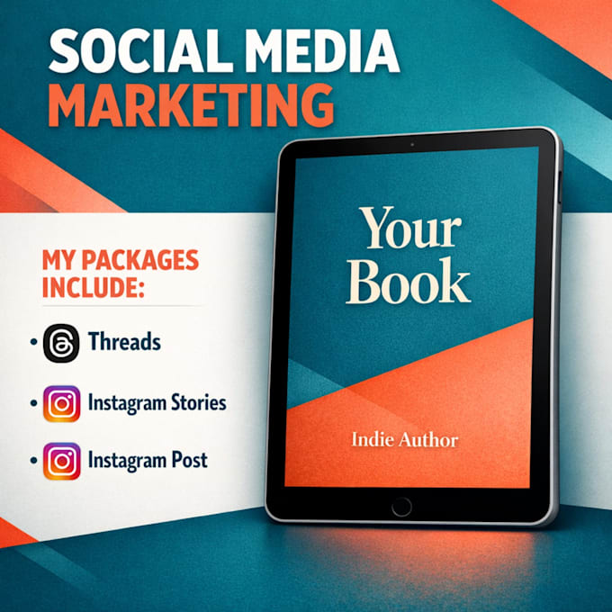 provide book, ebook promotion and marketing on threads