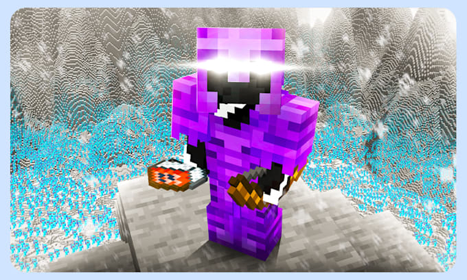 make a minecraft smp thumbnail