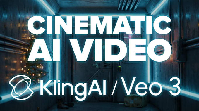 create cinematic ai video ads using kling ai or veo3