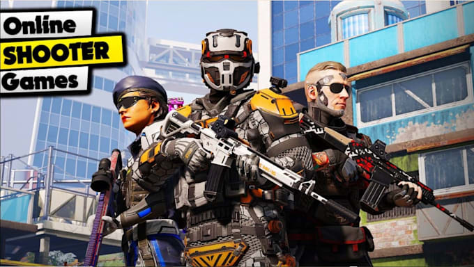 build online multiplayer action shooting game for PC, mobile
