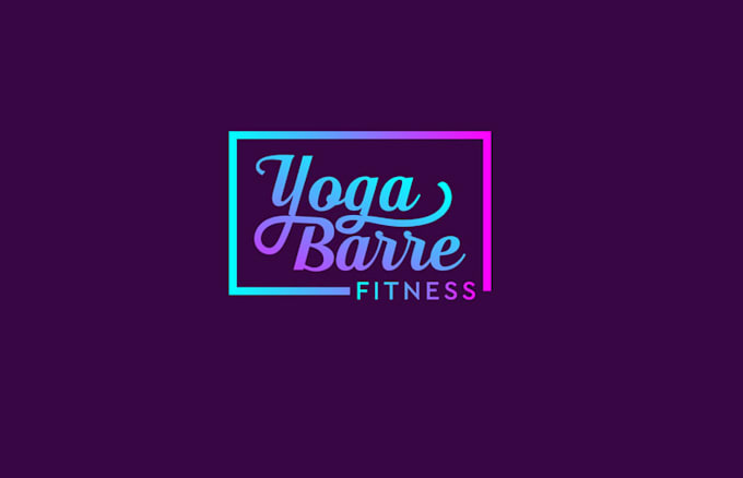 design unique yoga barre studio logo