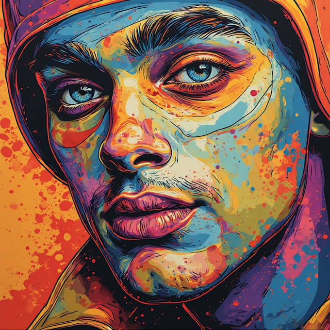 create a pop art advertisement