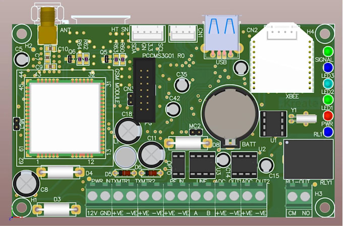 Do pcb layout, pcb design, and circuit design in altium by ...