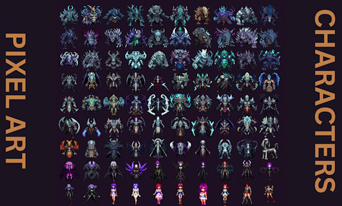 2d pixel art character sprite sheet, 8 bit 16 bit animation, pixel art animation