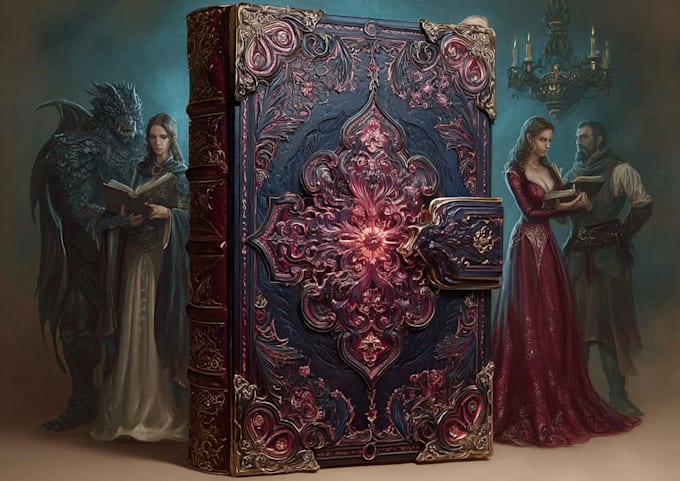create stunning fantasy illustrations for card