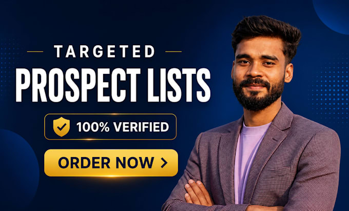 b2b lead generation, targeted prospect list with verified emails