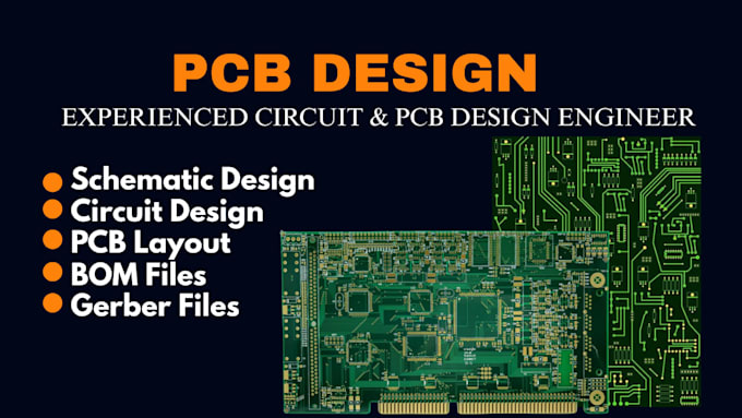 Design custom circuits and professional pcb layouts using altium and