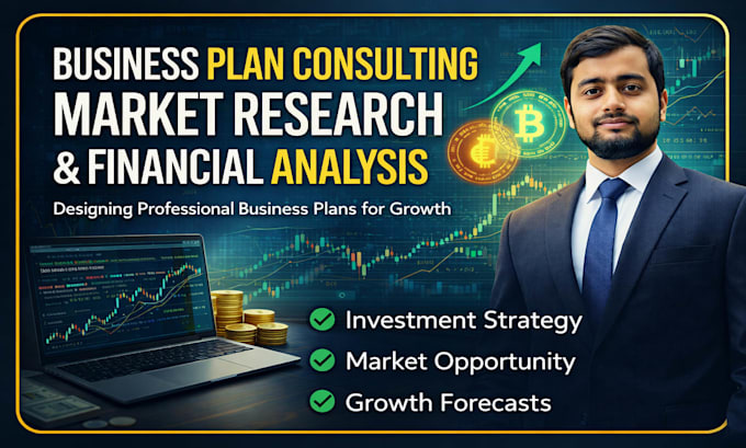 do financial research and projections for startup with market analysis