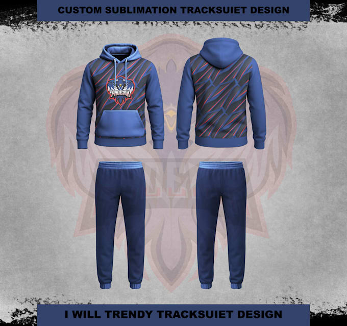 design premium tracksuit uniforms for teams, and brands