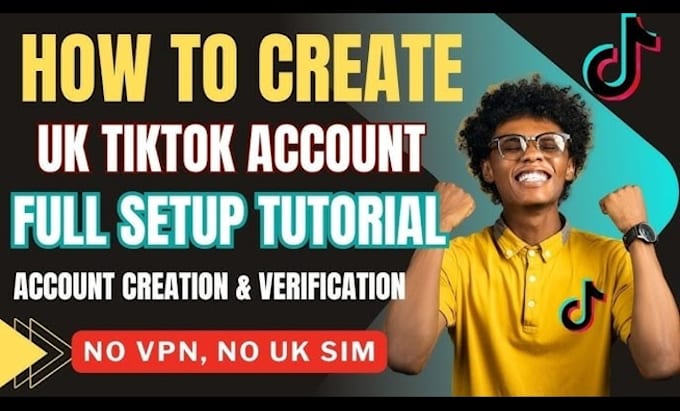 make a USA,UK and germany tiktok account without using a VPN
