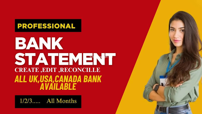 reconcile bank statement PDF to editable format