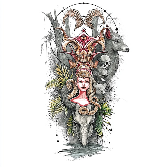 create a unique tattoo sketch for you
