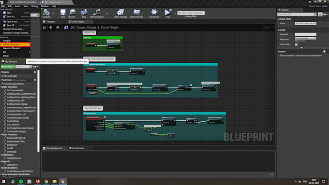 fix unreal engine code, packaging errors, blueprint bugs and crashes