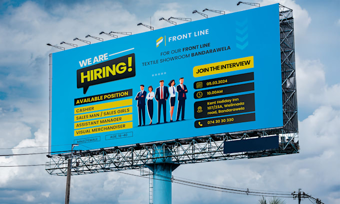 design a high impact billboard that grabs attention