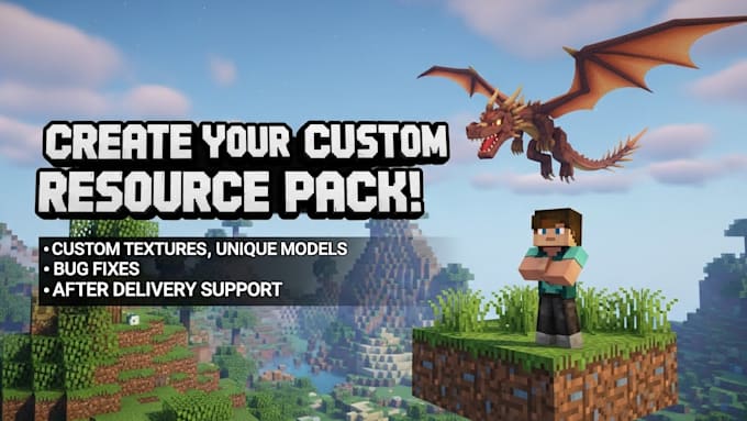 Create custom minecraft resource pack with unique features by Alane ...
