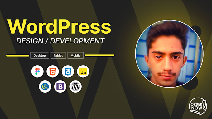 create custom word press website with elementor