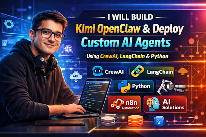 build kimi openclaw deploy custom ai agents using crewai langchain python