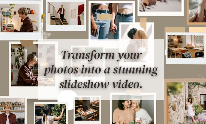 transform your photos into a stunning slideshow video