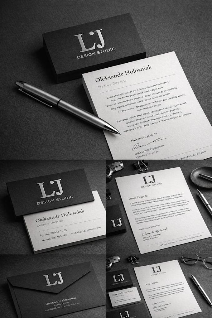 design professional stationery design for your brand identity
