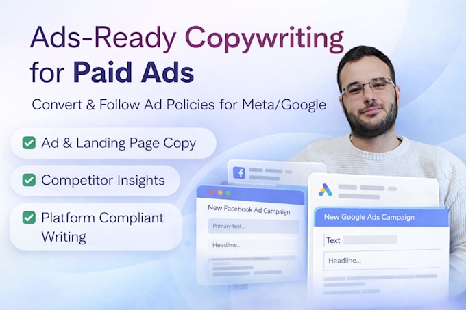 write compliant facebook and google ads copy that converts