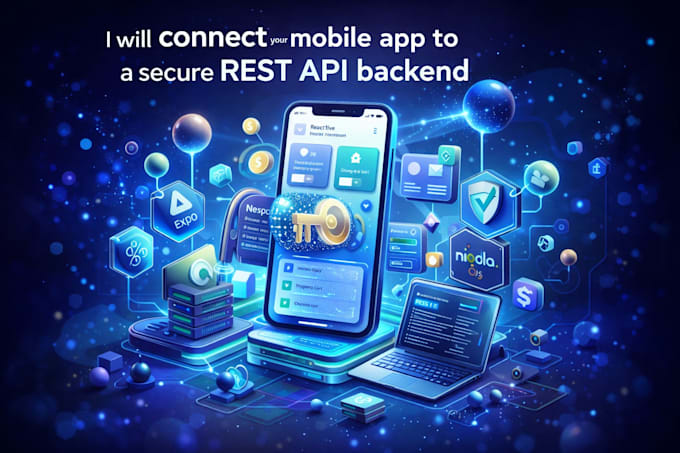 connect your mobile app to a secure rest API backend