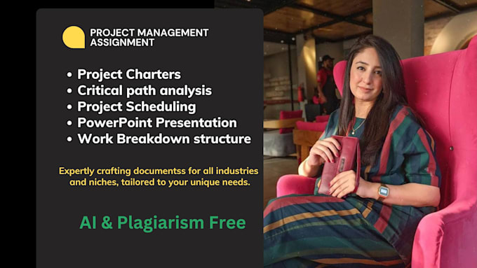 help in project management assignment using microsoft project, gantt chart