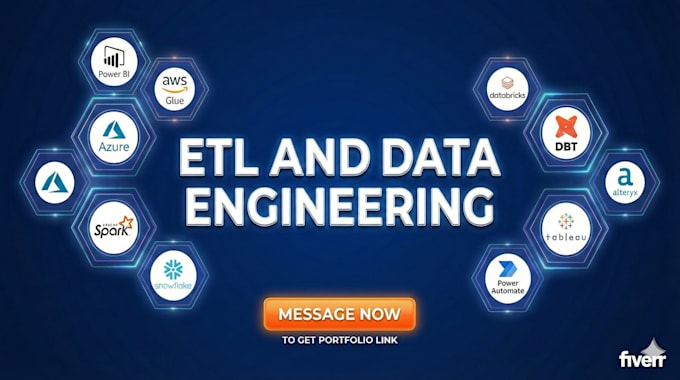 do etl, data pipeline, data processing projects, be your data engineering expert