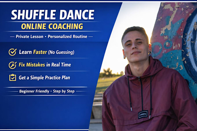 teach you shuffle dance basics for beginners