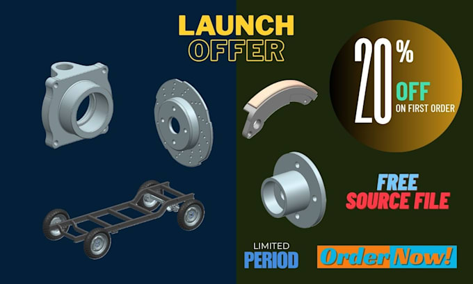 design mechanical parts and 3d models in siemens nx