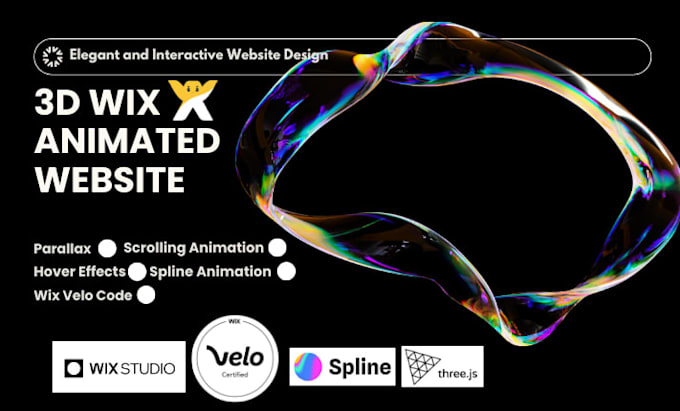 Do wix website redesign 3d interactive wix studio animation scrolling ...