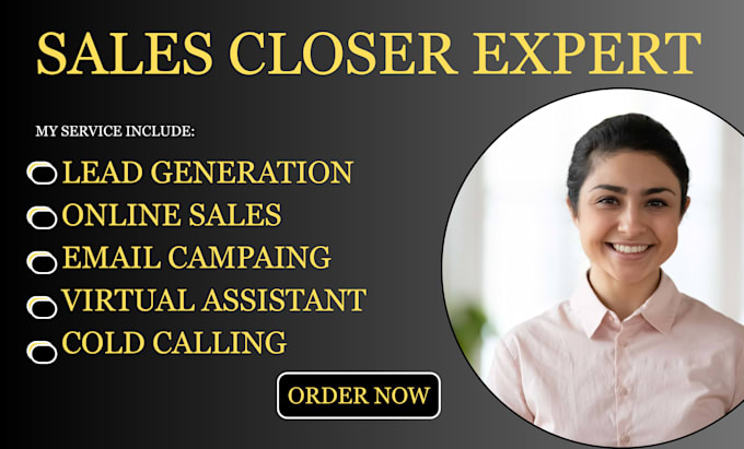sales rep high ticket sales closer b2b sales representative