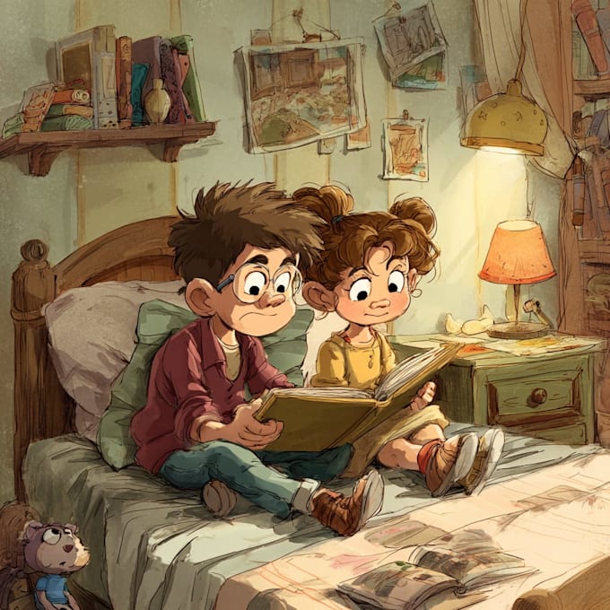 draw children illustrations for books