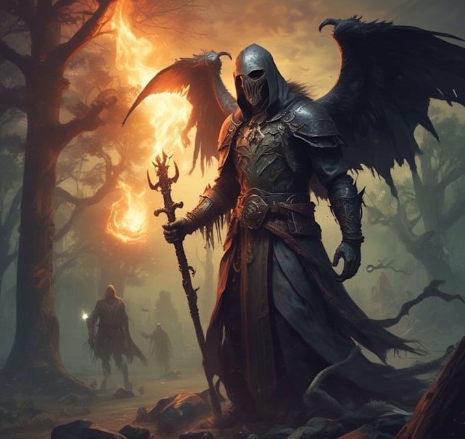 fantasy horror and fantasy horror character