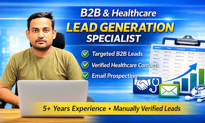 do b2b and healthcare lead generation with verified email list