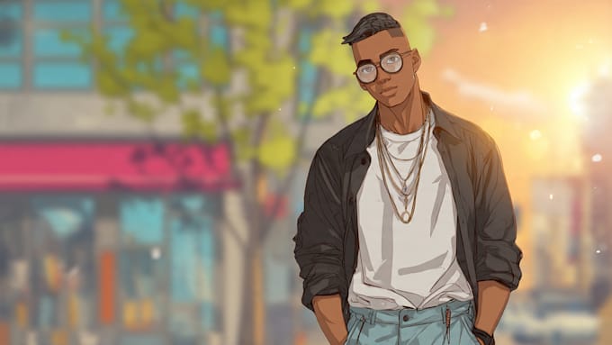 do semi realistic character design