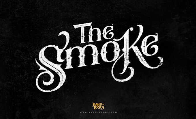 design a powerful rock band logo