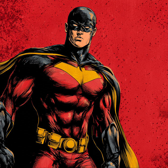superhero character for comics