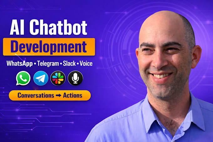 build ai agent whatsapp, telegram, slack, voice, chatbot