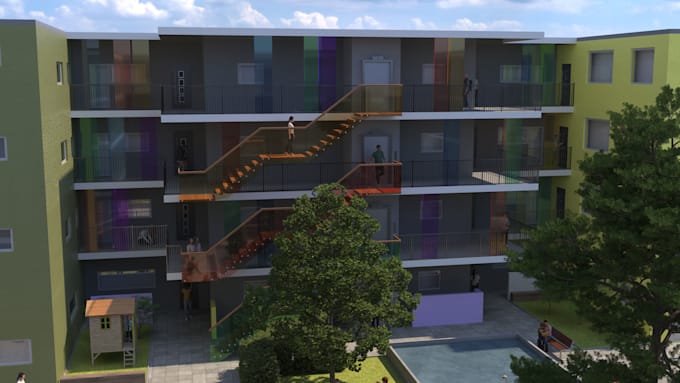 do rendering services for external projects
