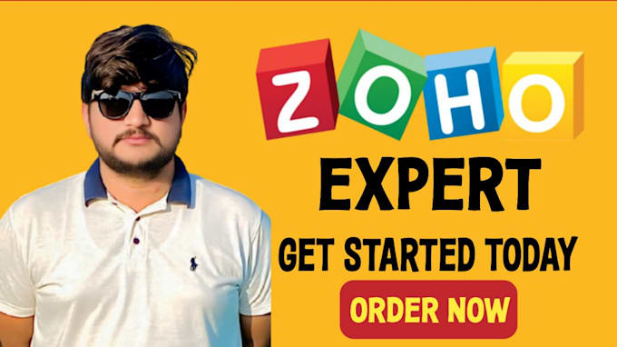 set up zoho CRM, campaigns, and integrate your website
