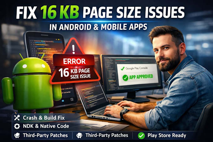 make your android app compatible with 16kb memory page size