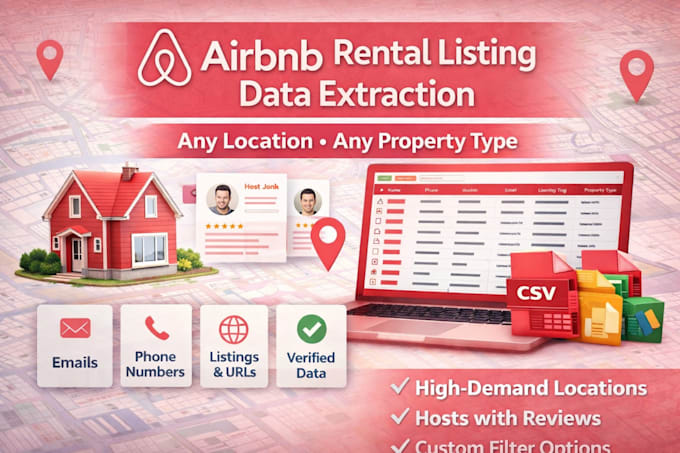 extract airbnb property addresses and full listing data