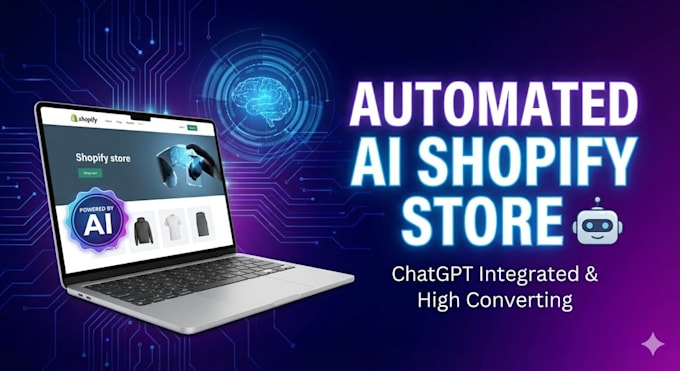 design a high converting ai powered shopify website
