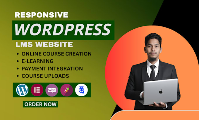 develop a tutor lms website and learndash elearning website