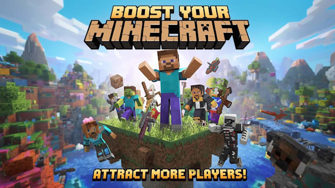 Do minecraft server promotion and get active players by Dangold2005 ...