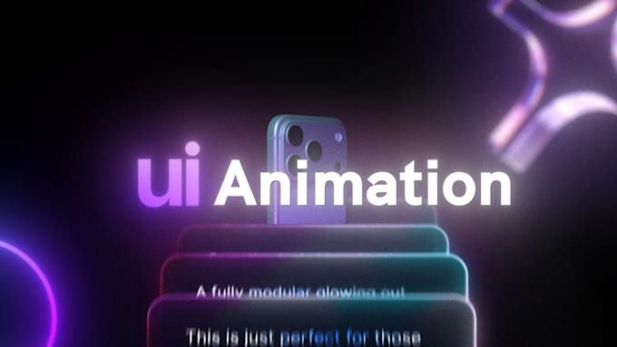 create modern UI animations for apps