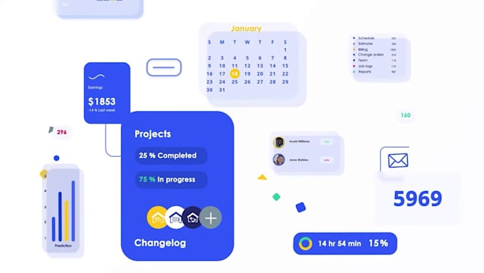 design a professional saas animation video or product demo