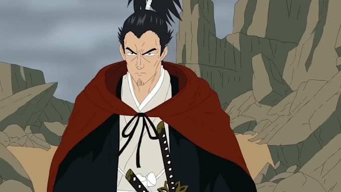 2d animation video, anime animation, 2d cartoon animation
