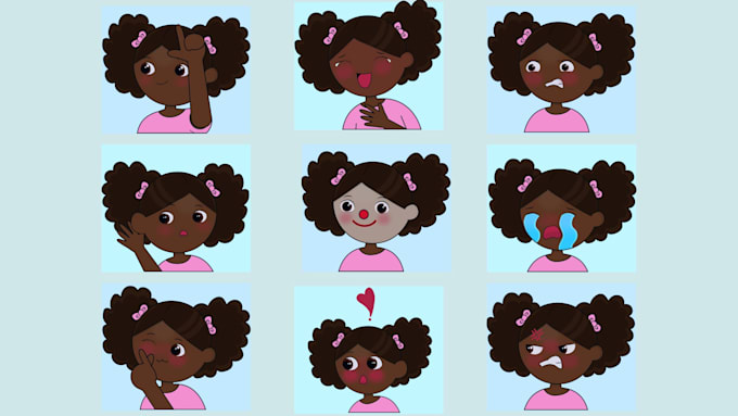 create kawaii and chibi animated twitch emotes