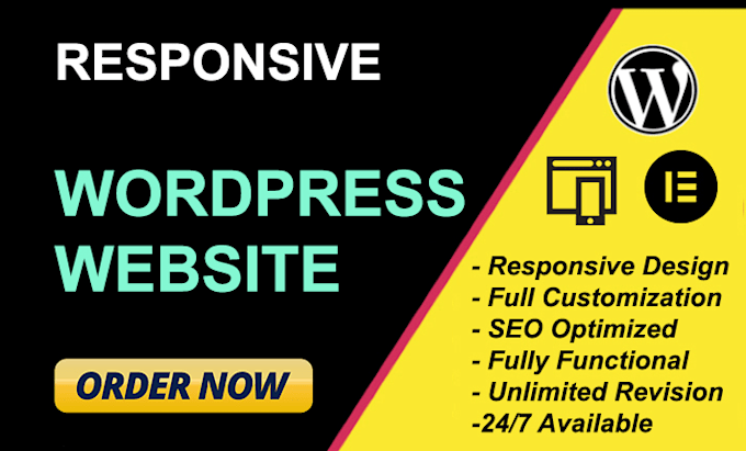 design and develop responsive wordpress website design